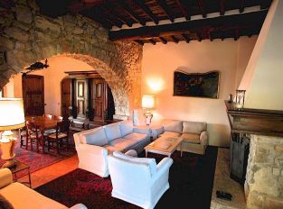 Podere Sagna living room